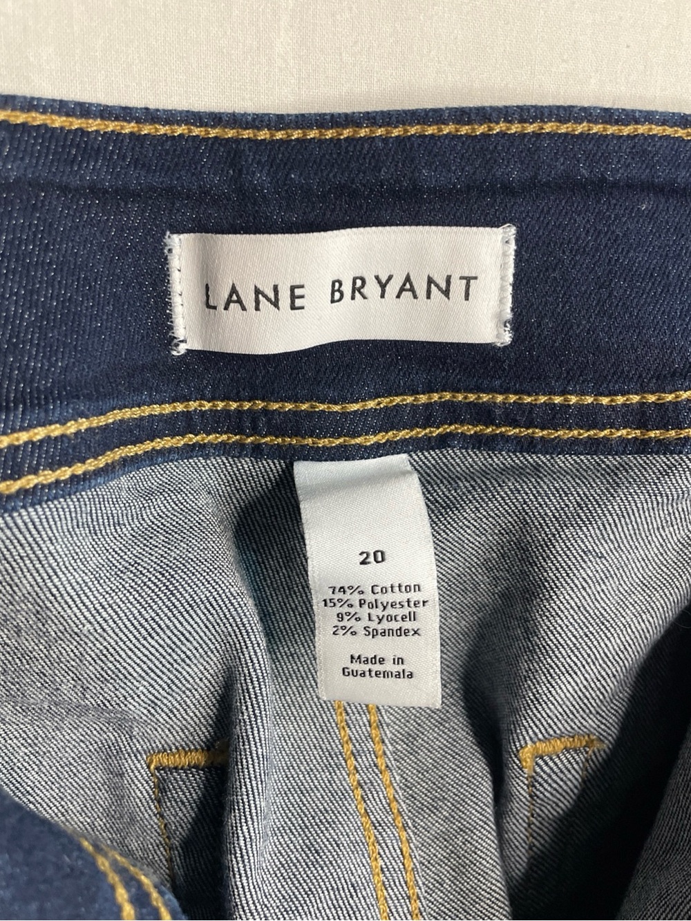 Lane Bryant Denim Capri Jeans Womens 20 Dark Wash 3 Button Stretch Plus Size - Picture 4 of 10